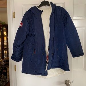 Canada reversible winter coat size 1X Navy blue